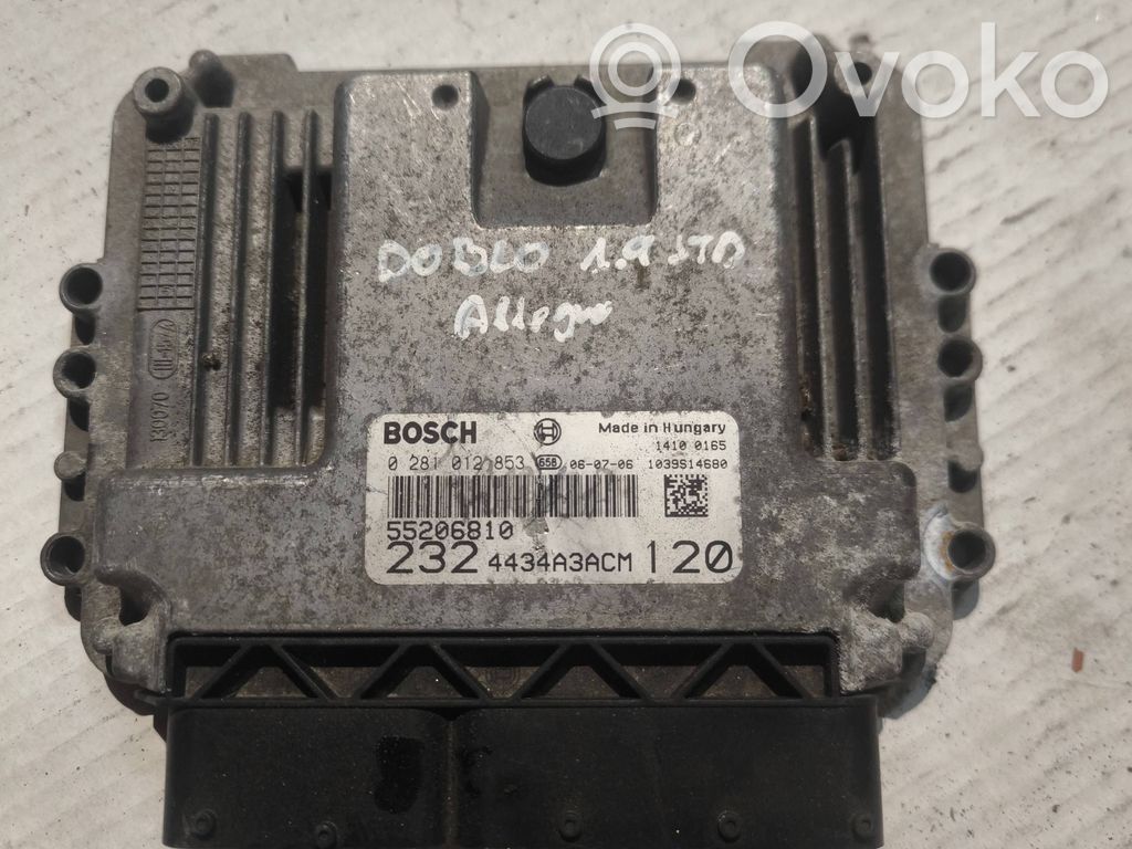 Fiat Doblo Engine control unit/module 