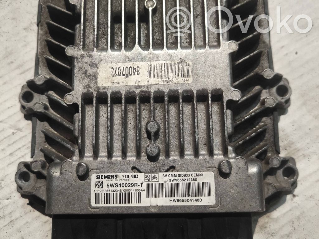 Peugeot 307 Engine control unit/module ECU 