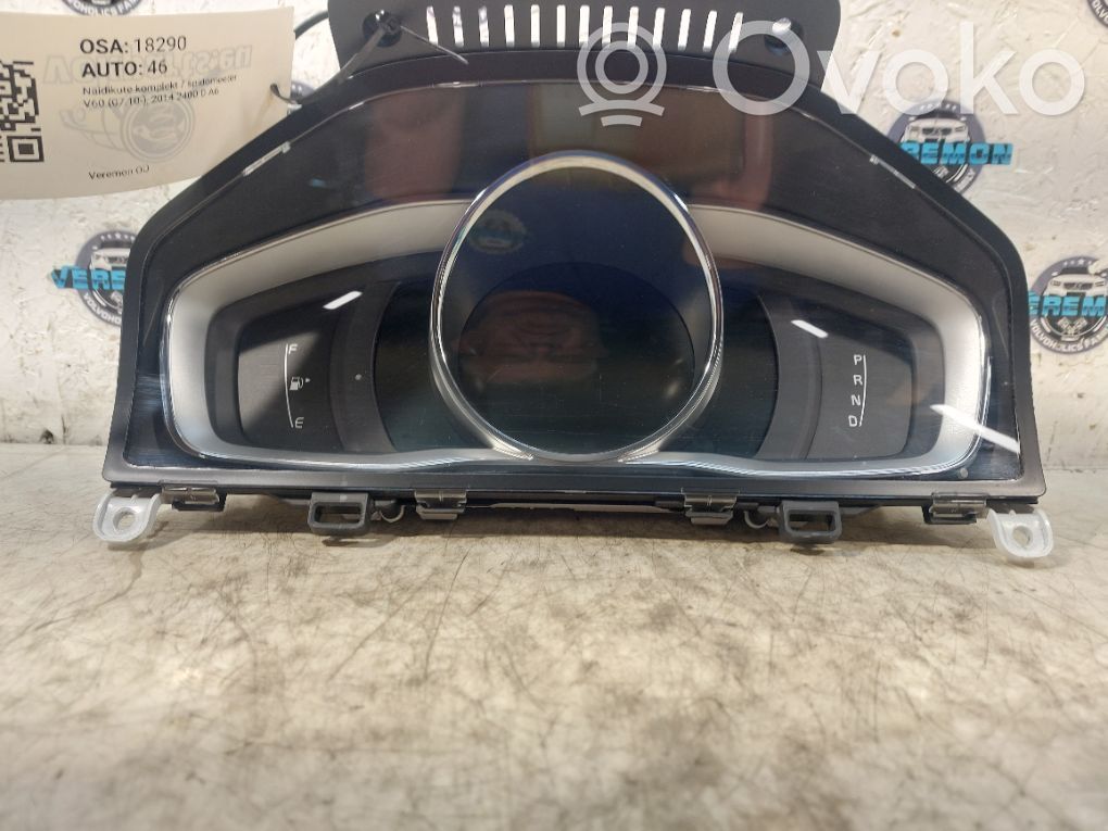 Volvo V60 Vitezometru (grup de instrumente) 