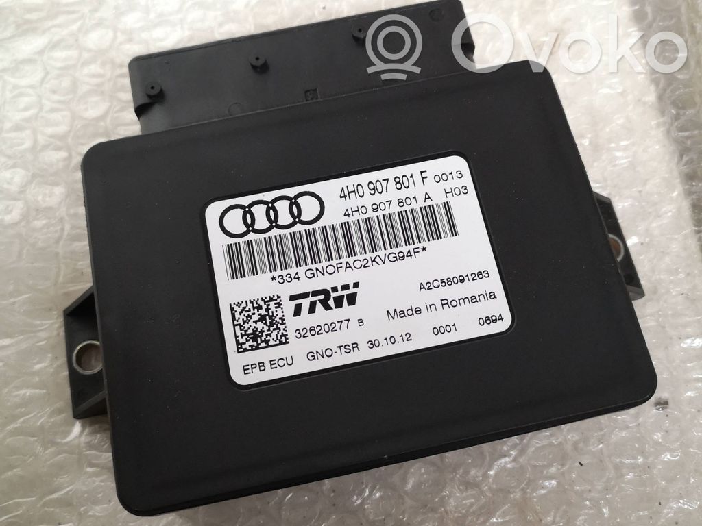 Hand brake control module   4H0907801A,4H0907801F,32620277