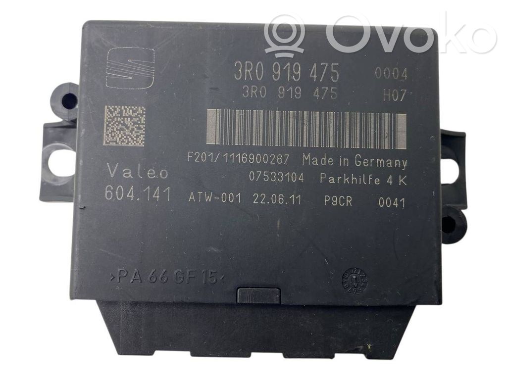 Seat Exeo (3R) Parking PDC control unit/module 