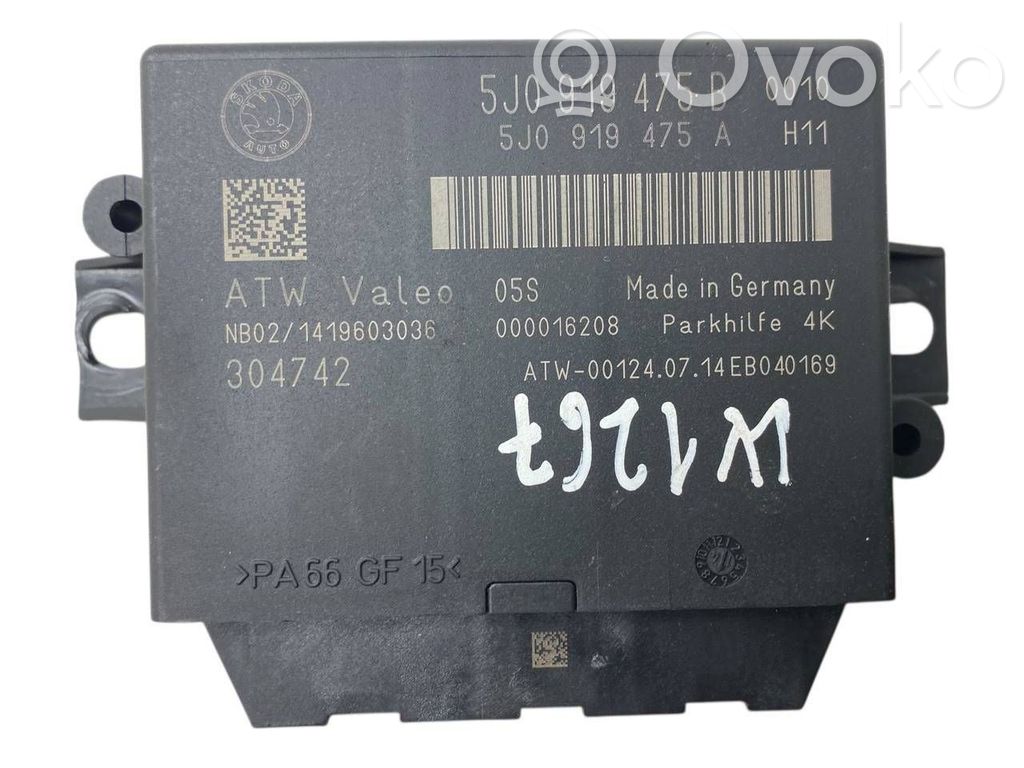 Skoda Superb B6 (3T) Parking PDC control unit/module 