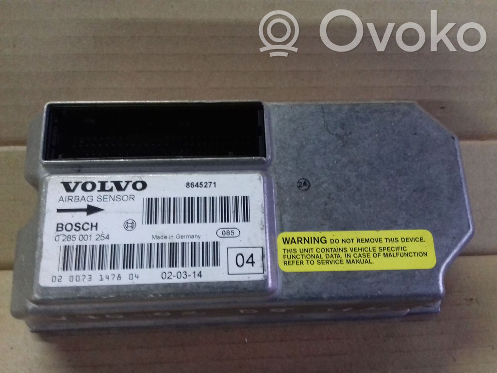 Airbag control unit/module   0285001254,8645271