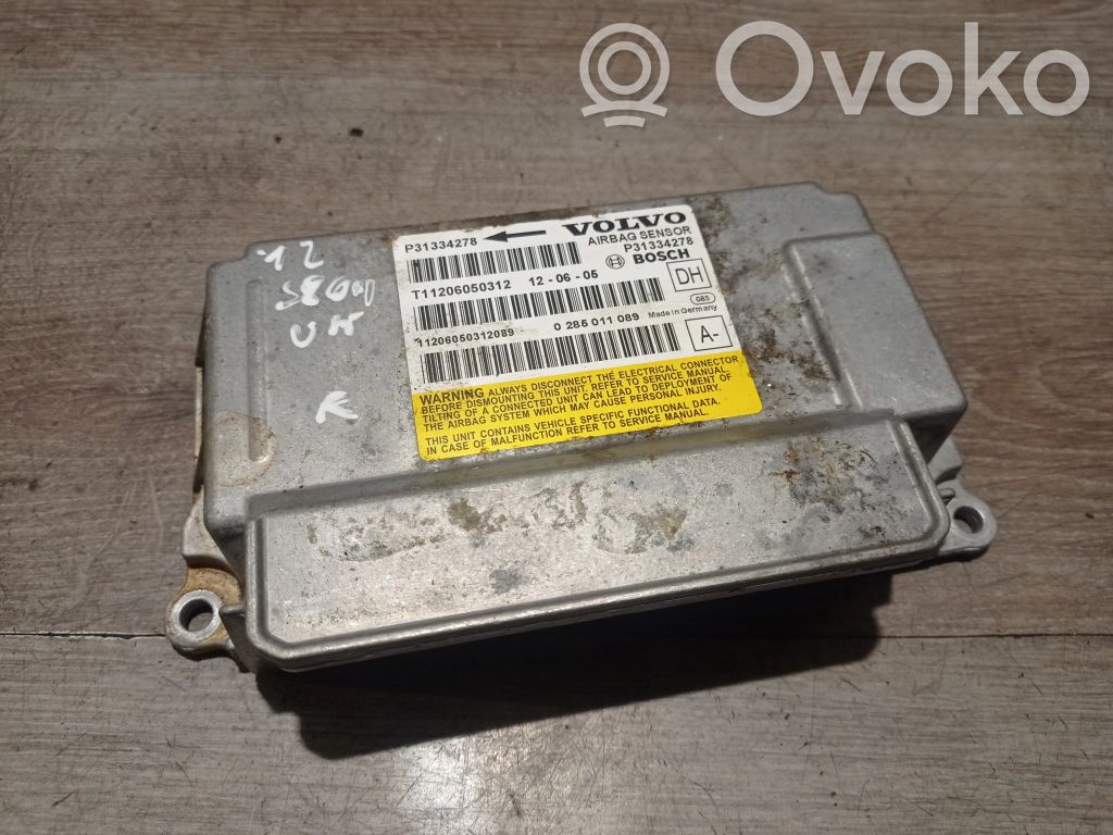 Volvo S80 Airbag control unit/module 