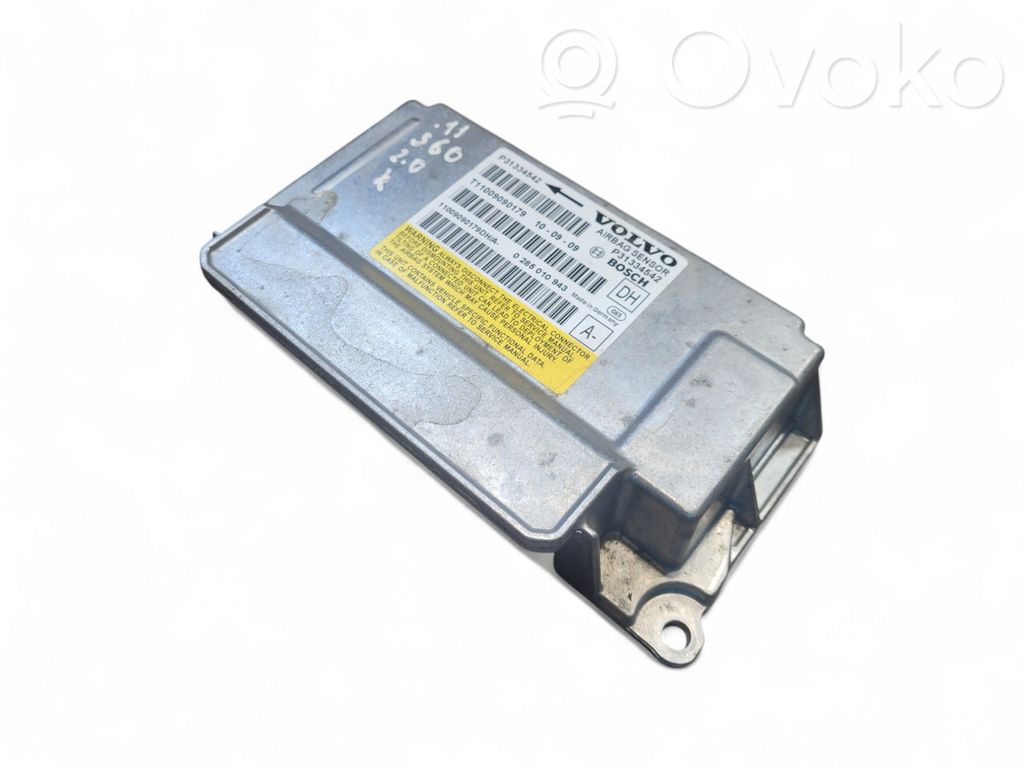 Volvo S60 Airbag control unit/module 