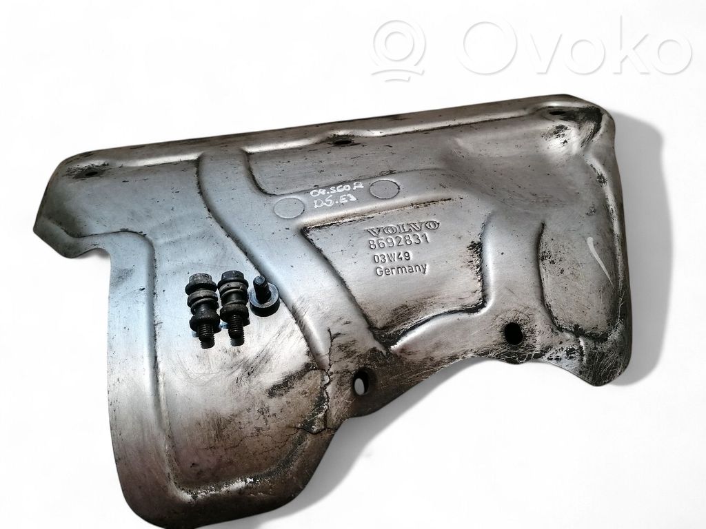 Volvo S60 Hitzeschutz Abschirmblech 
