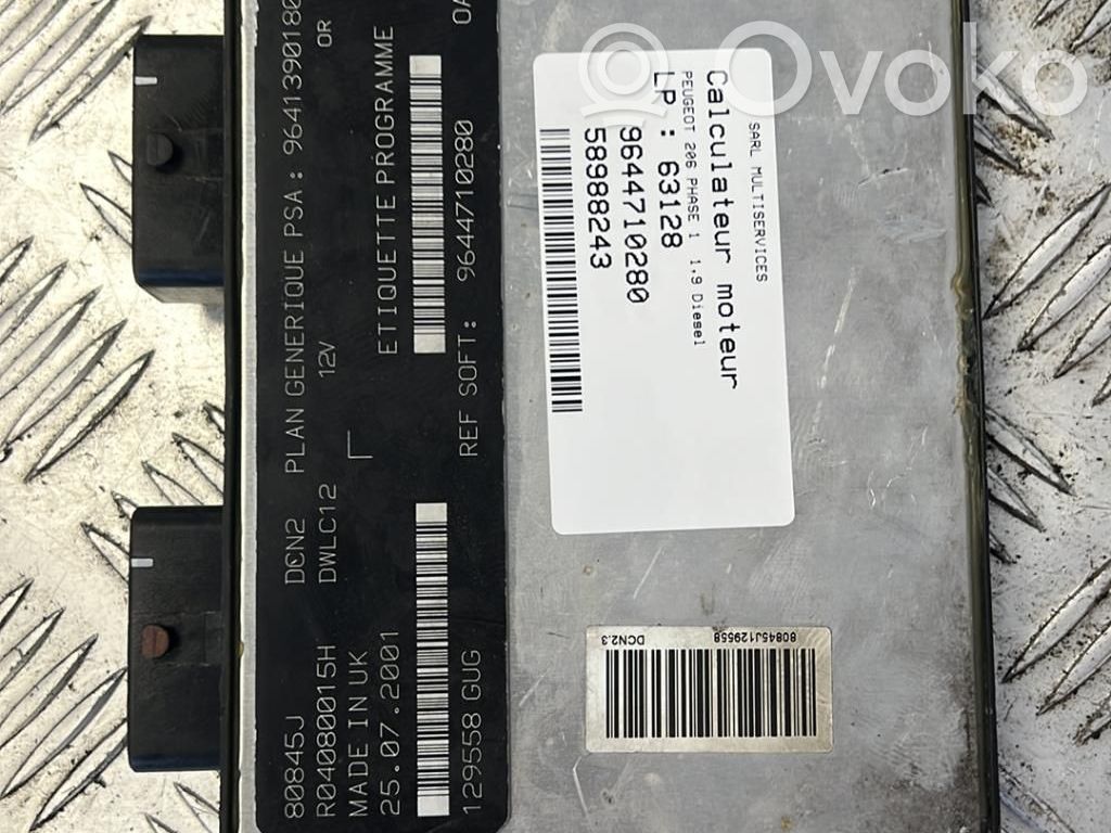 Peugeot 206 Engine control unit/module 