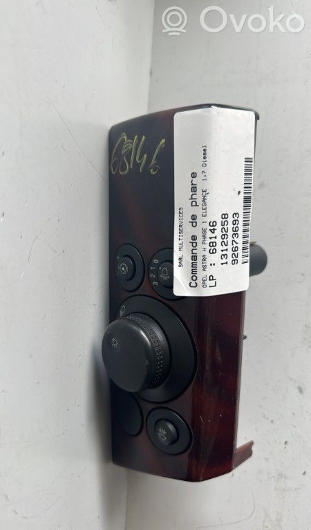 Opel Astra H Light switch 