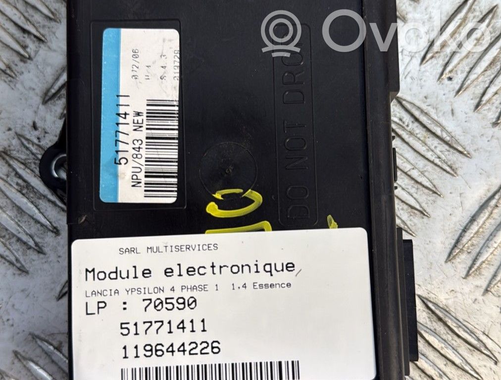 Lancia Ypsilon Other control units/modules 