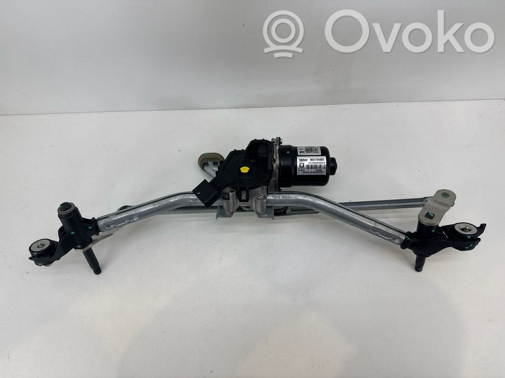 Opel Corsa F Mechanizm i silniczek wycieraczek szyby przedniej / czołowej 
