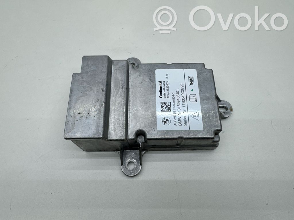 BMW 5 G30 G31 G38 Unidad de control/módulo del Airbag 