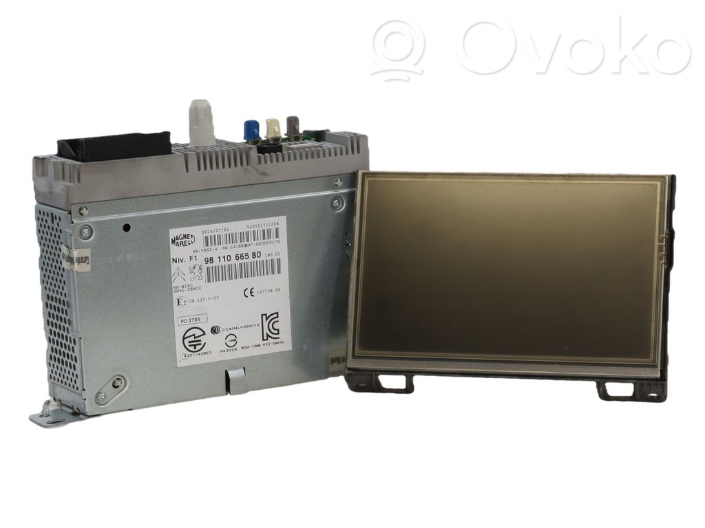 Peugeot 208 I Unitate principală radio/CD/DVD/GPS 