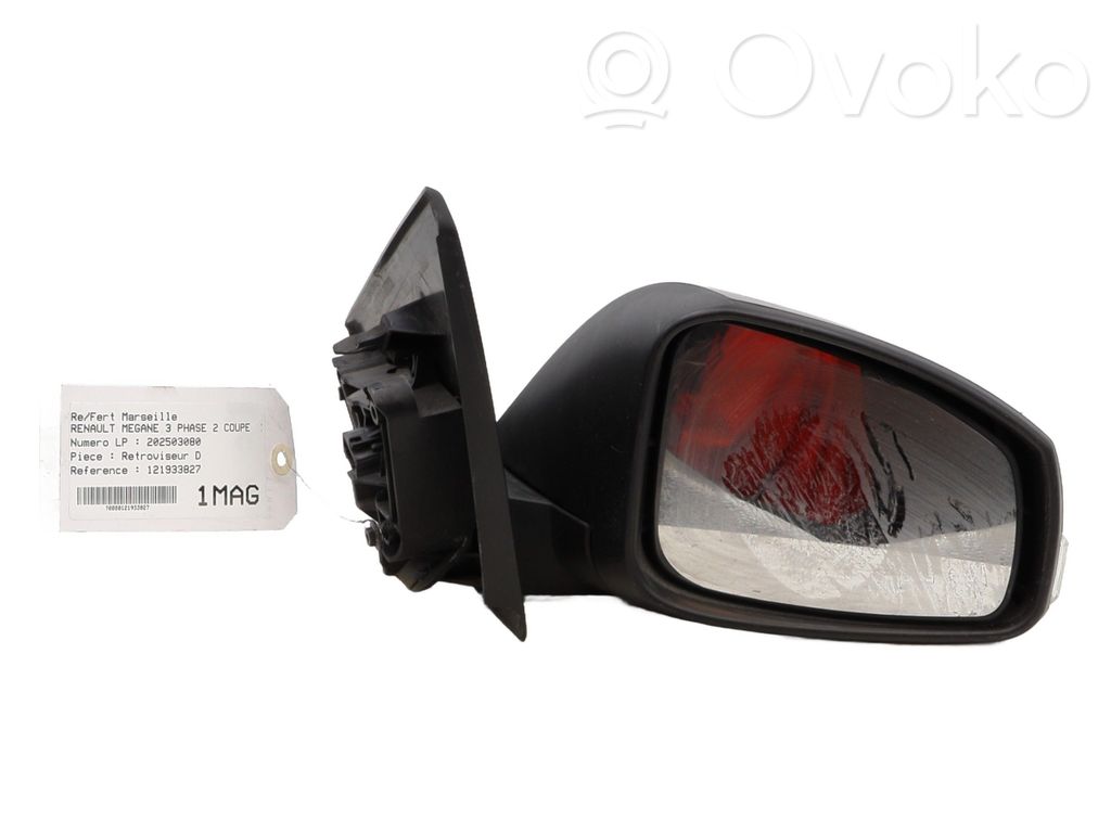 Renault Megane III Manualne lusterko boczne drzwi przednich 