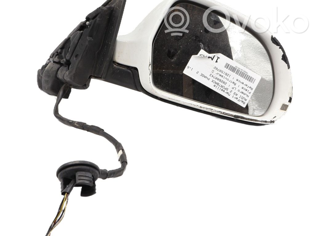 Audi A3 S3 A3 Sportback 8P Manualne lusterko boczne drzwi przednich 
