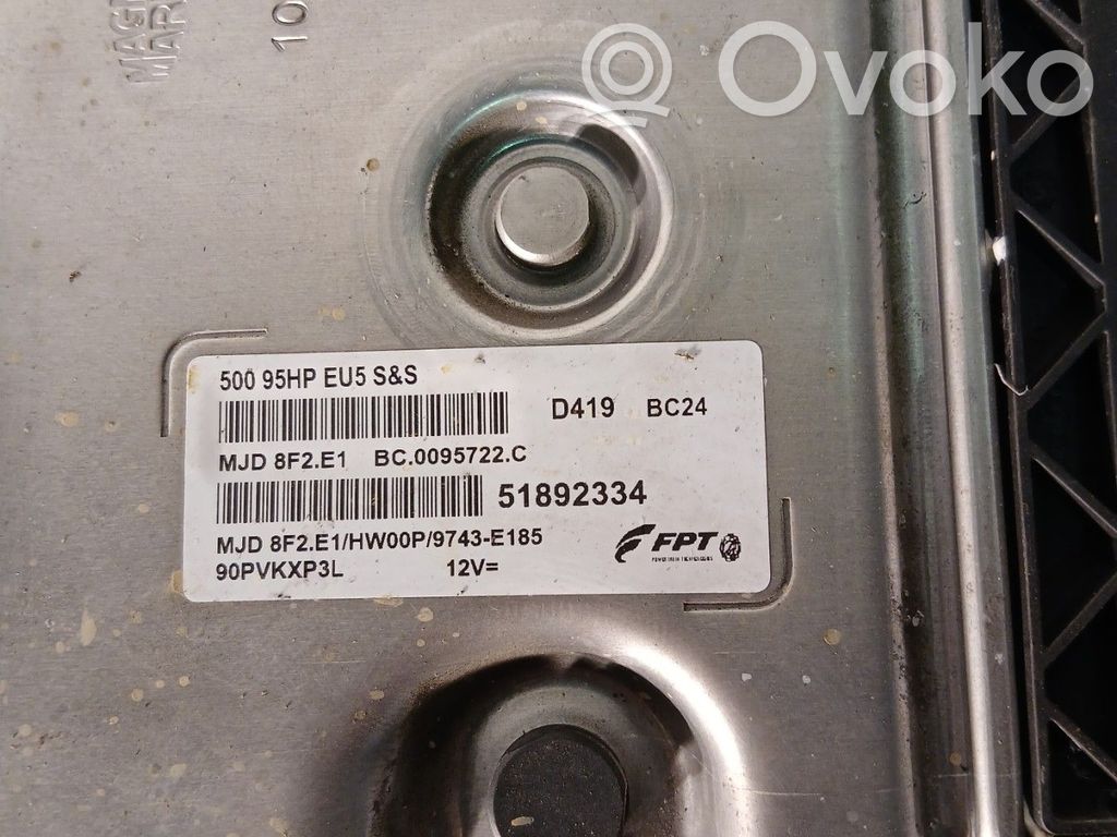 Fiat 500 Engine control unit/module 