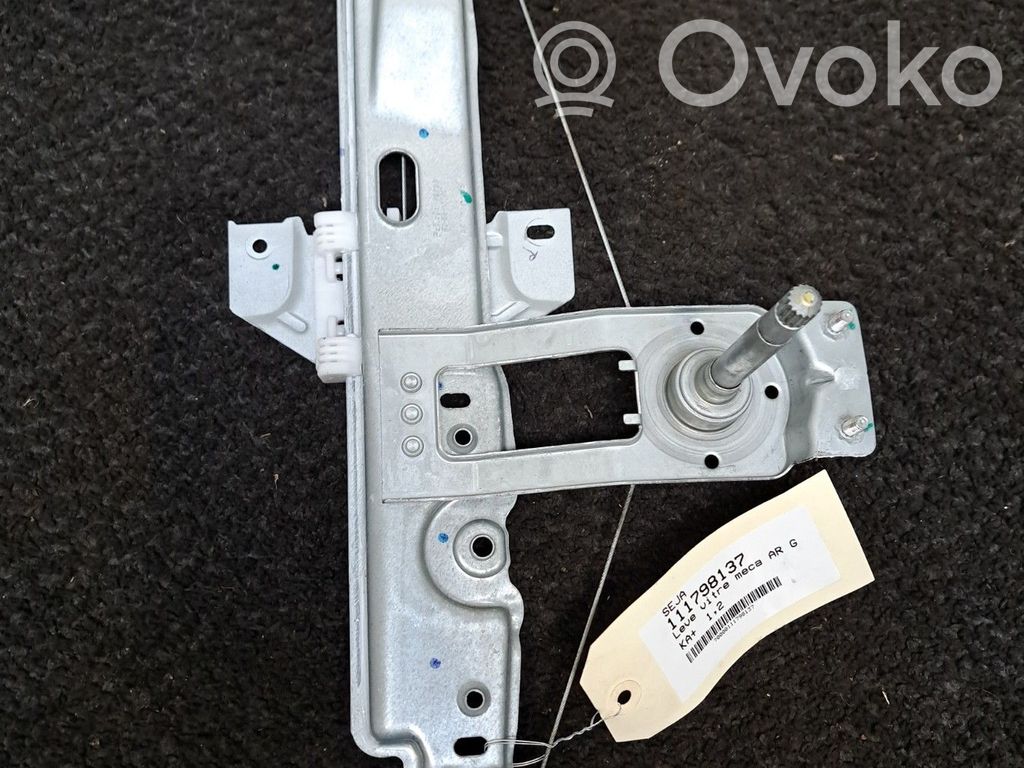 Ford Ka Regulador manual de la ventanilla trasera 