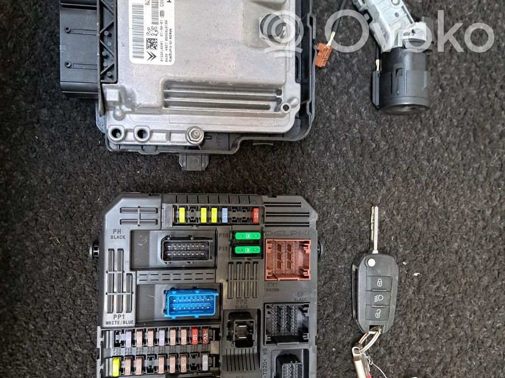 Citroen C3 Engine ECU kit and lock set 