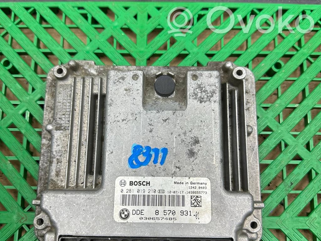 BMW 3 F30 F35 F31 Engine control unit/module 