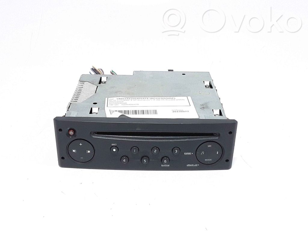 Renault Clio II Unitate principală radio/CD/DVD/GPS 
