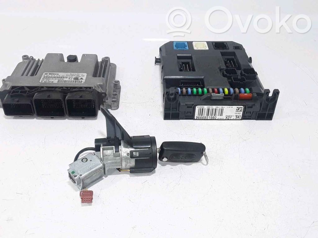 Peugeot 207 Engine ECU kit and lock set 