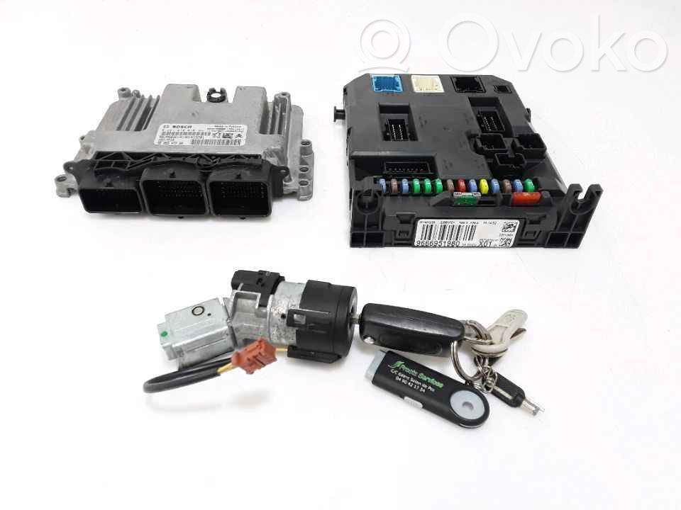 Peugeot 207 Engine ECU kit and lock set 