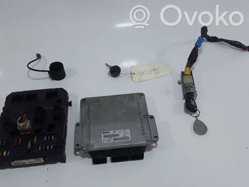 Peugeot 206 Engine ECU kit and lock set 