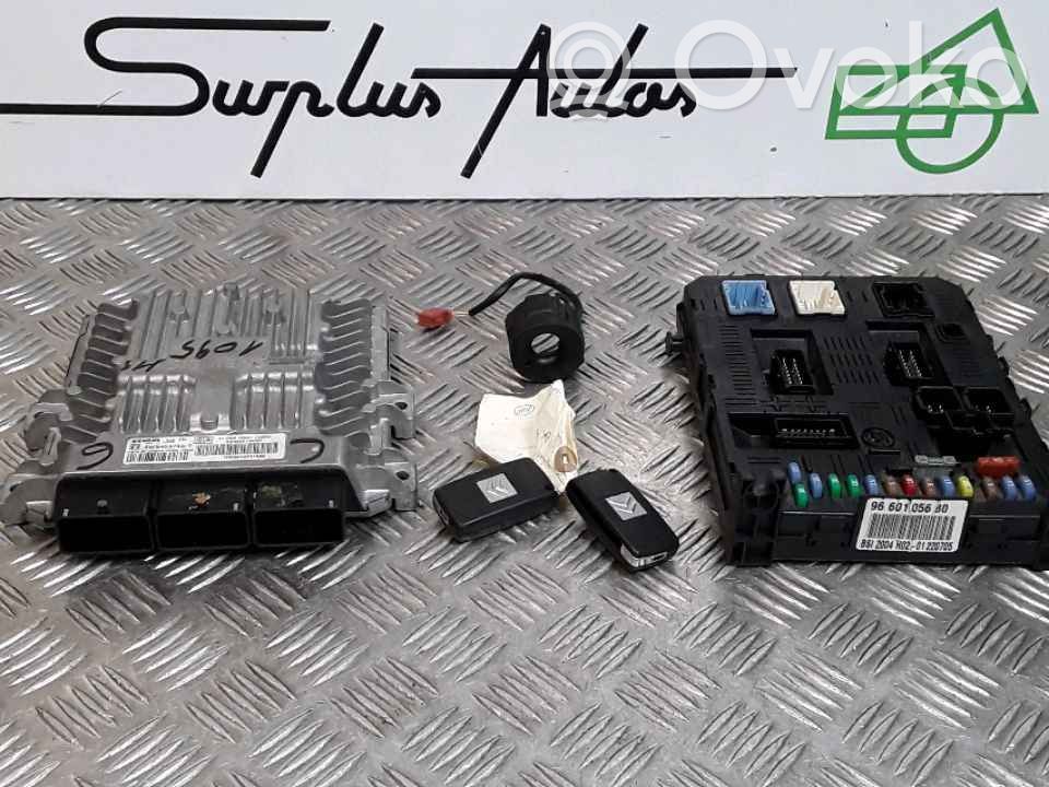 Citroen C6 Engine ECU kit and lock set 