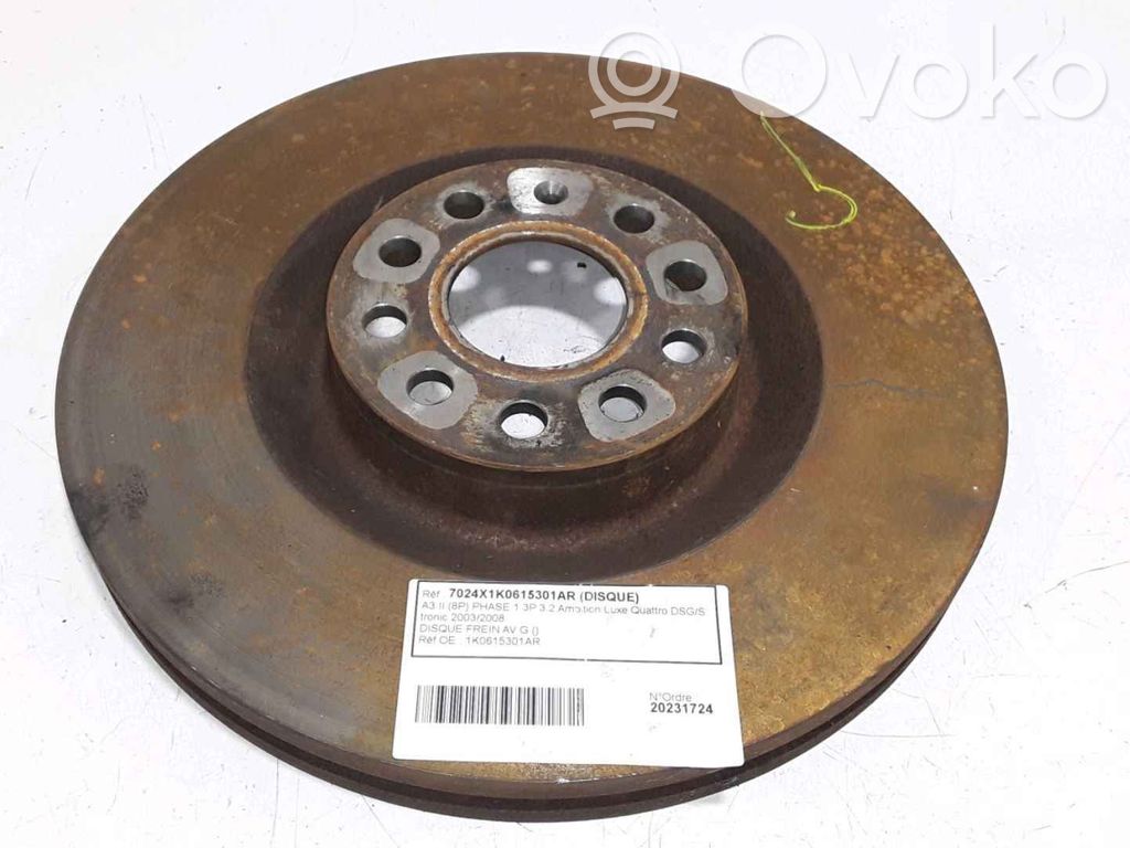 Audi A3 S3 8L Tarcza hamulca przedniego 