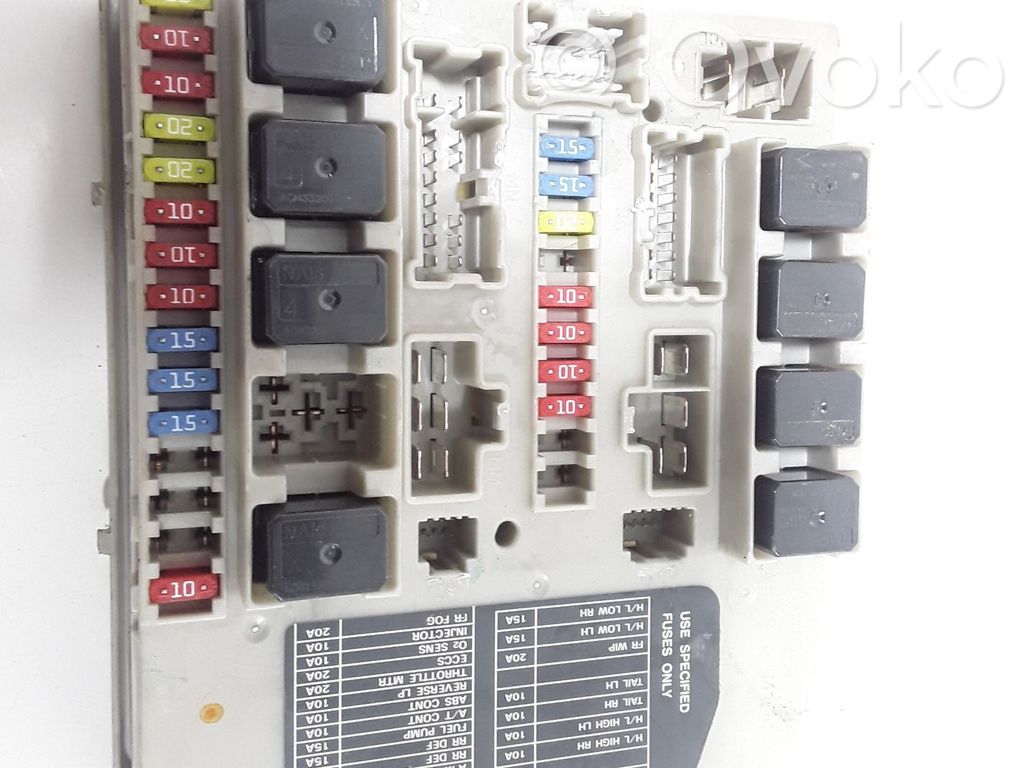 Nissan Micra Fuse module 