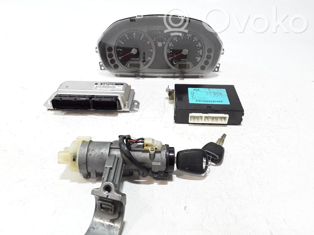 KIA Picanto Komputer / Sterownik ECU i komplet kluczy 