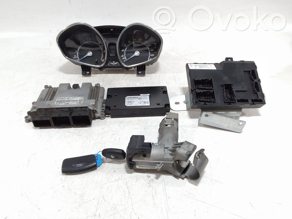 Ford Fiesta Komputer / Sterownik ECU i komplet kluczy 
