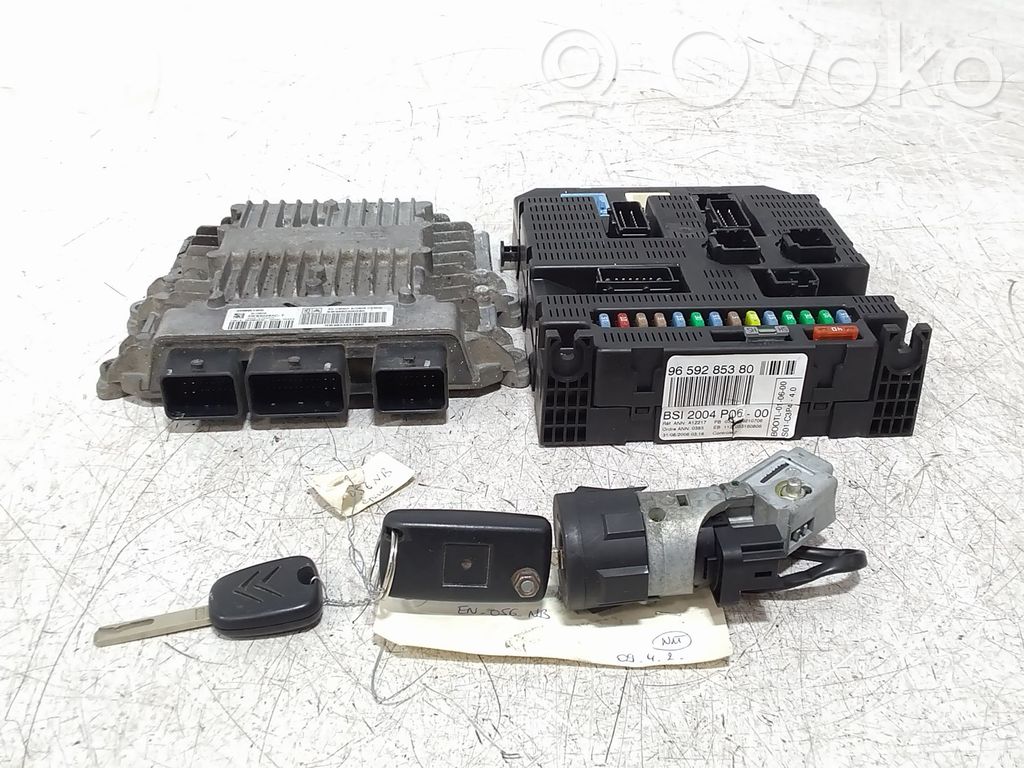 Citroen C3 Kit cu ECU motor și set închidere uși