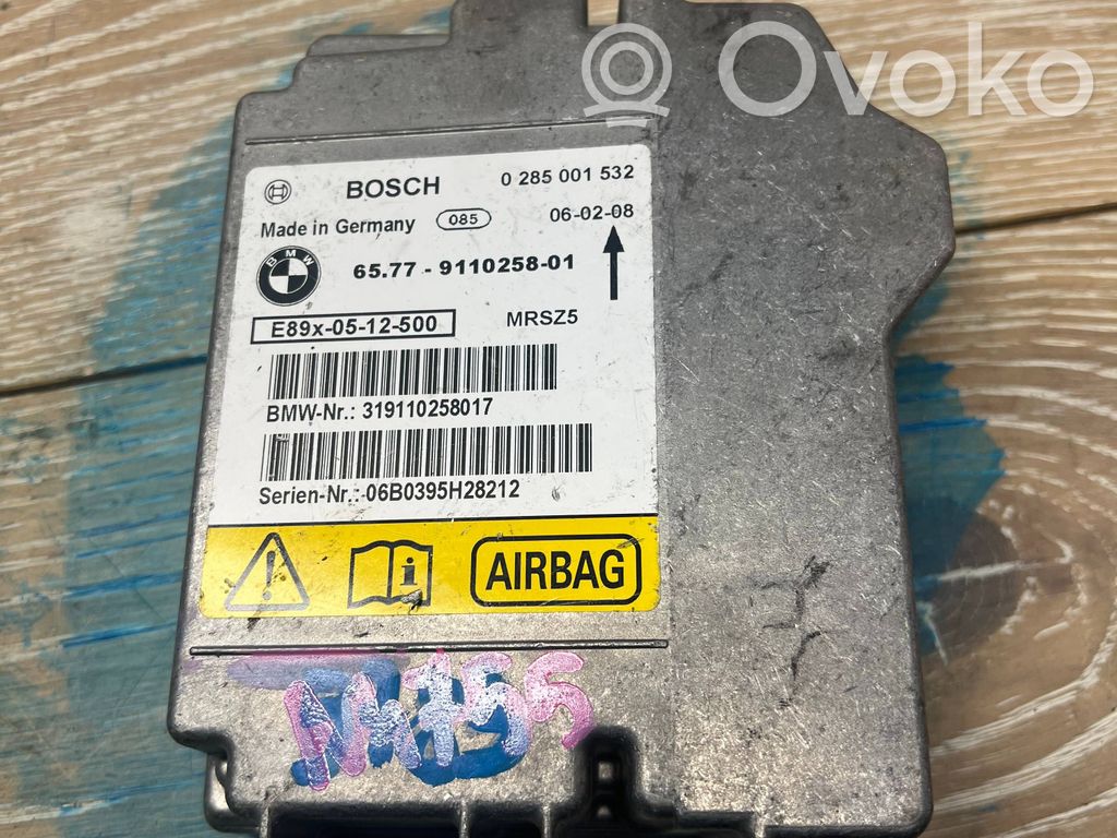 Airbag control unit/module   0285001532,06B0395H28212,9110258,319110258017