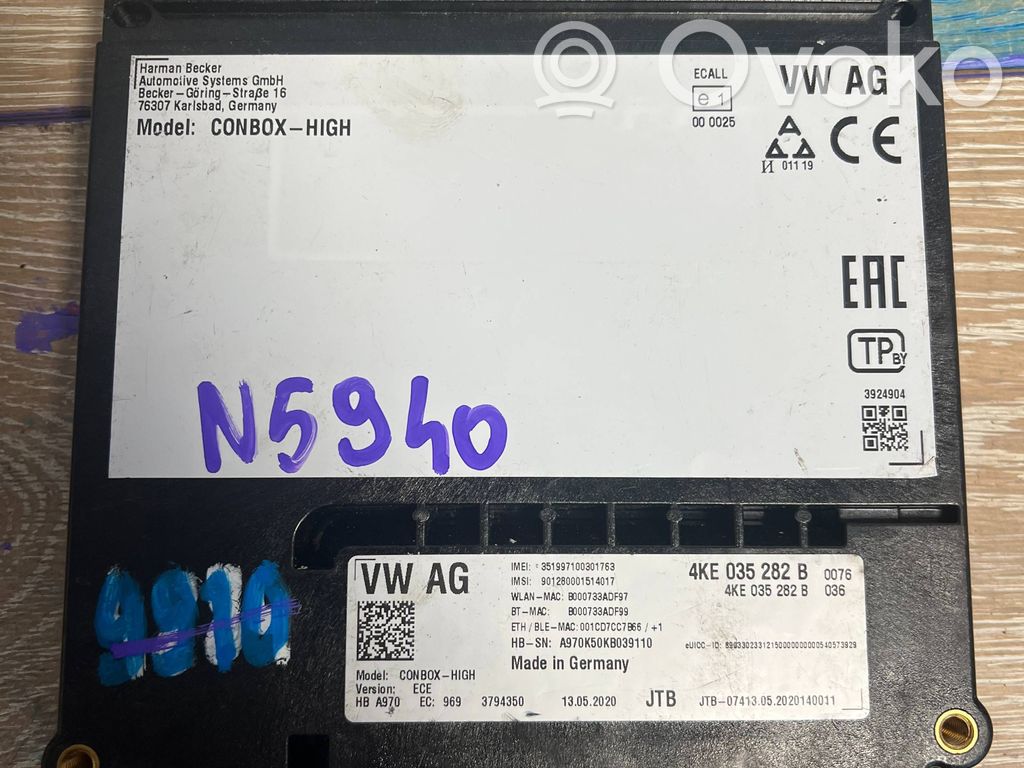 Audi e-tron Other control units/modules 