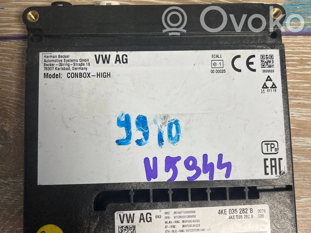 Volkswagen Touran I Other control units/modules 