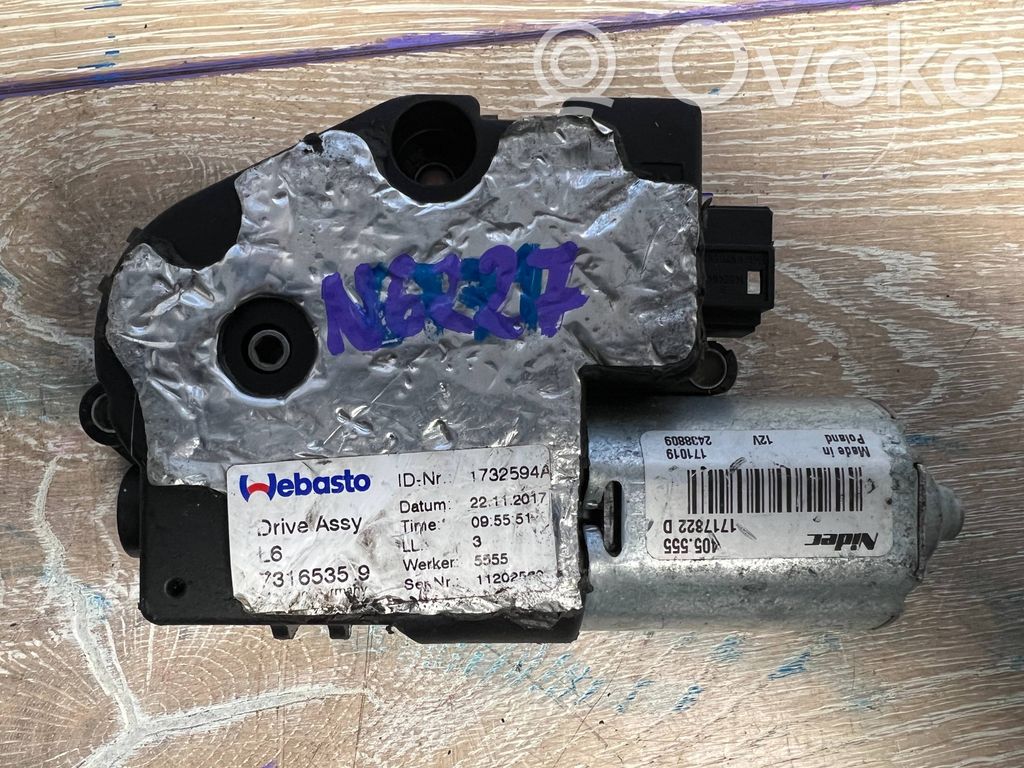 BMW 5 F10 F11 Motor/actuator trapă 