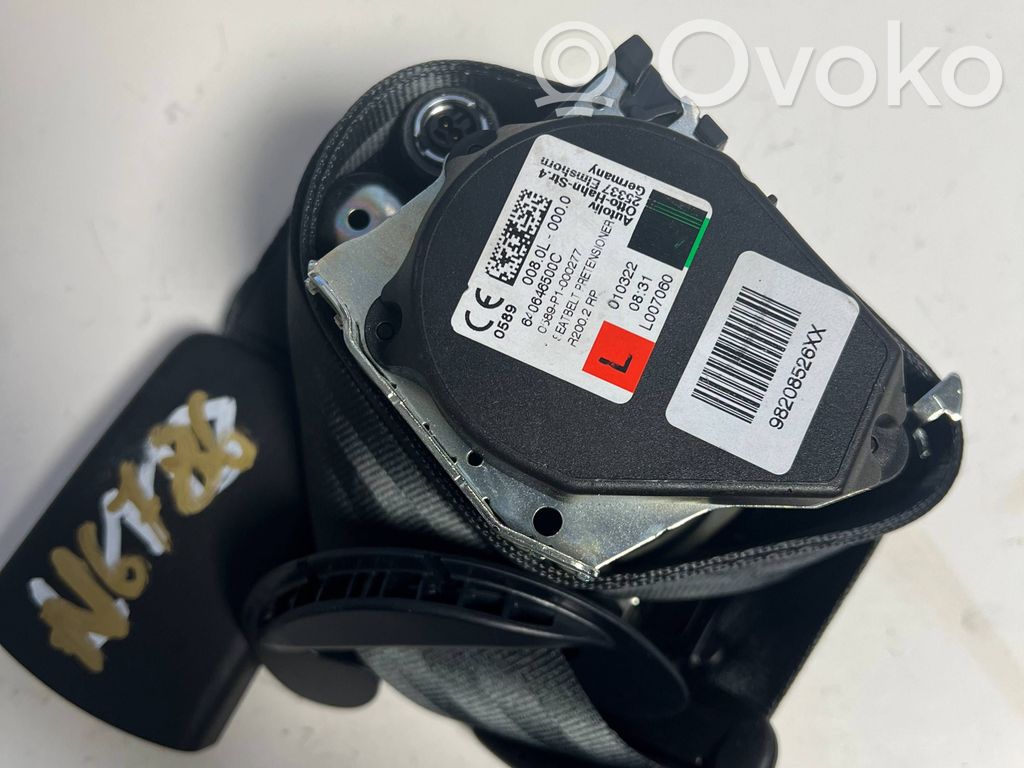 Opel Corsa F Pas bezpieczeństwa fotela przedniego 