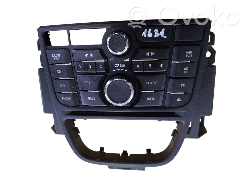 Opel Astra J Radio/CD/DVD/GPS head unit 