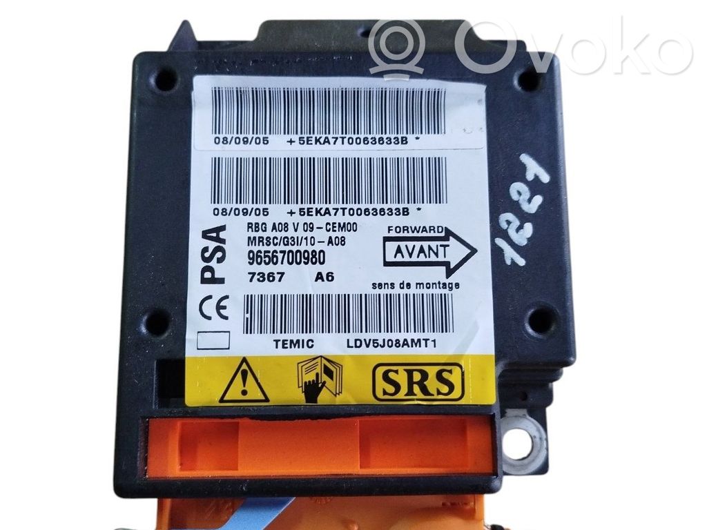 Peugeot 307 Airbag control unit/module 