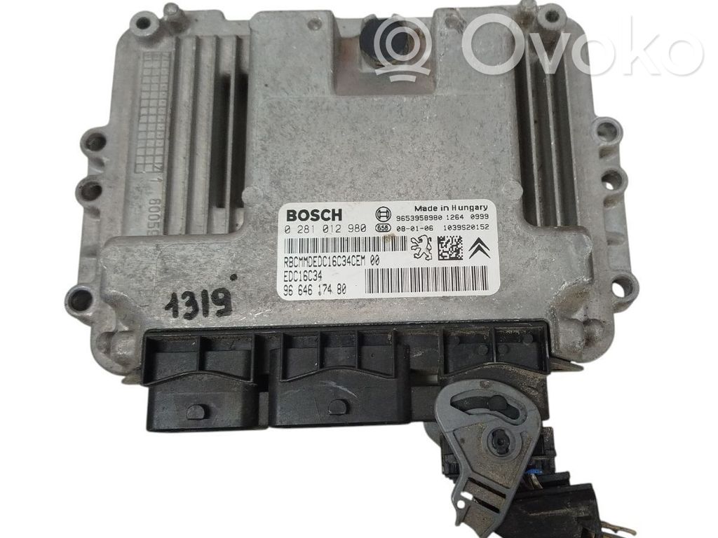 Citroen C4 Grand Picasso Engine control unit/module 
