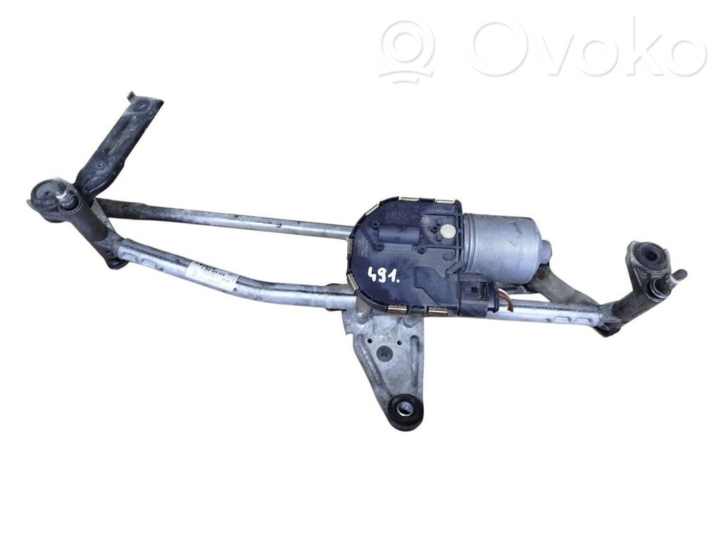 Volkswagen PASSAT B6 Motor y varillaje del limpiaparabrisas delantero 