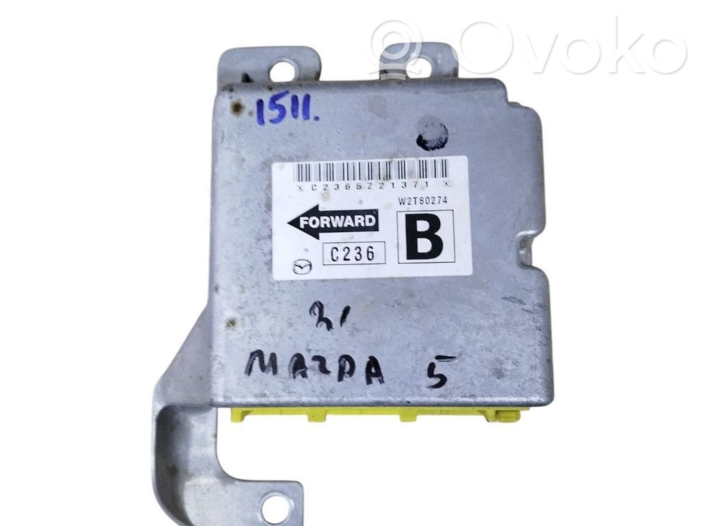 Mazda 5 Airbag control unit/module 