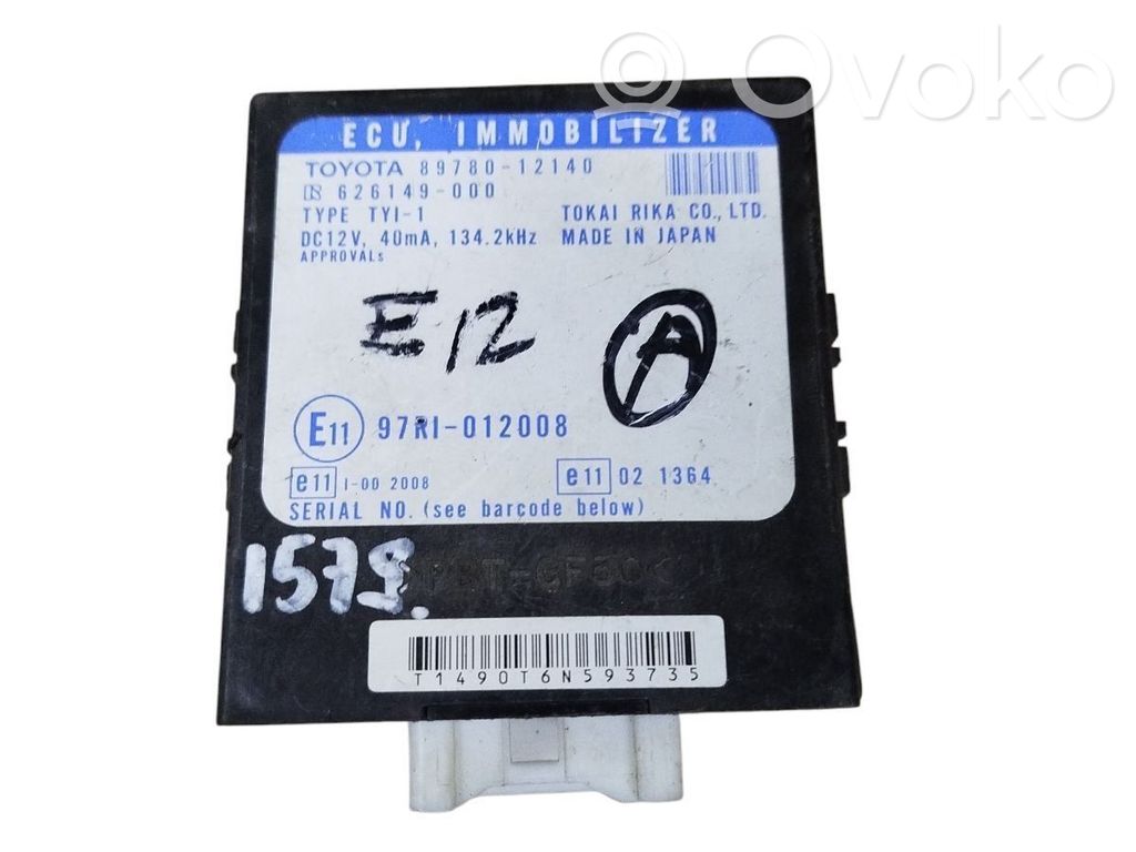 Toyota Corolla E120 E130 Immobilizer control unit/module 
