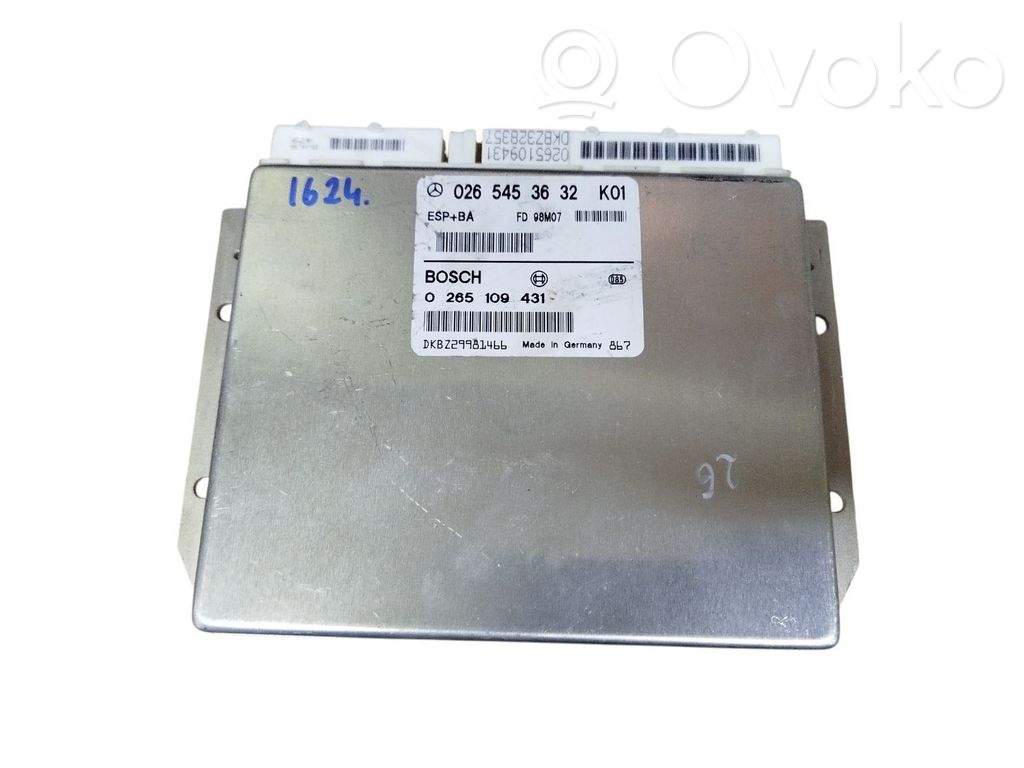 Mercedes-Benz A W168 ESP (stability system) control unit 