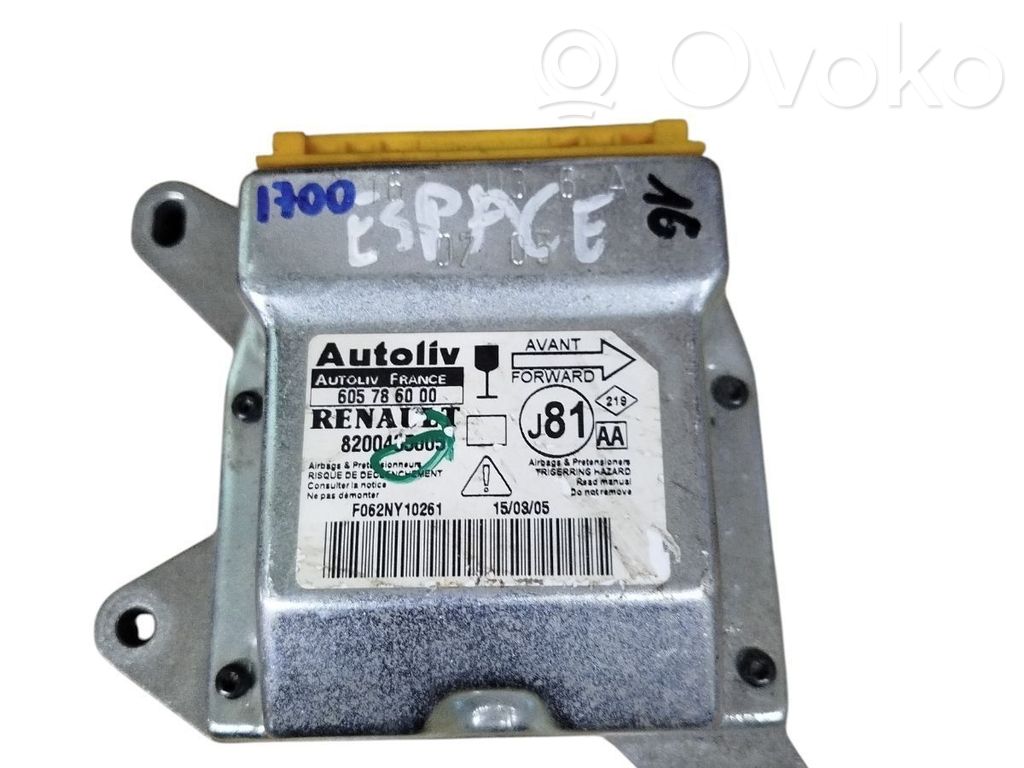 Renault Espace IV Airbag control unit/module 