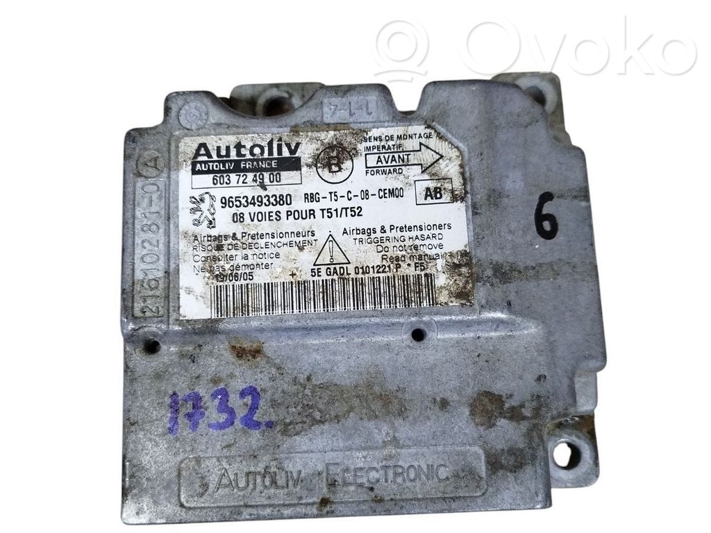 Peugeot 307 Airbag control unit/module 