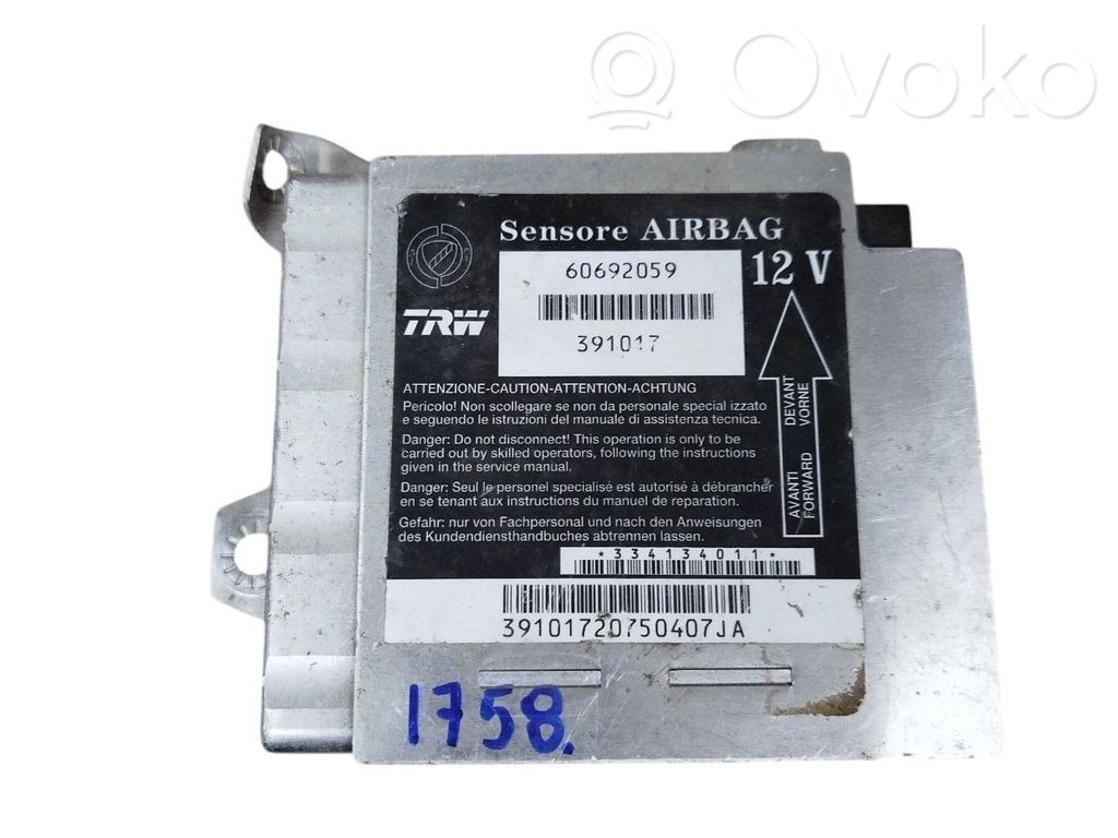 Alfa Romeo 159 Airbag control unit/module 
