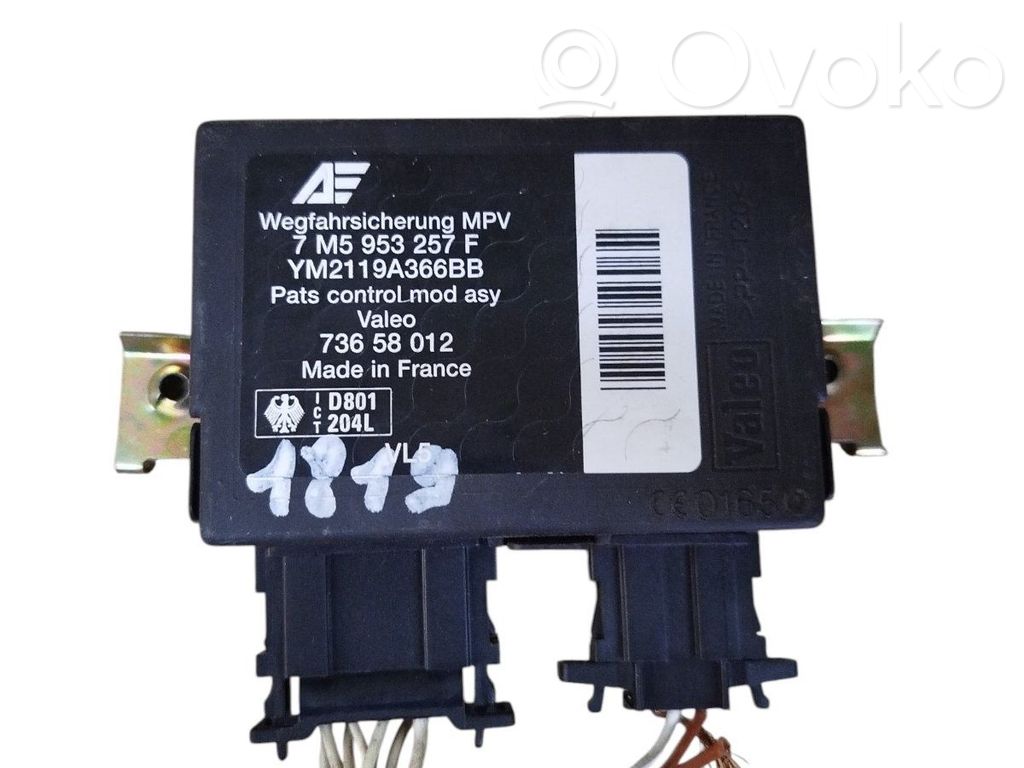 Seat Alhambra (Mk1) Immobilizer control unit/module 