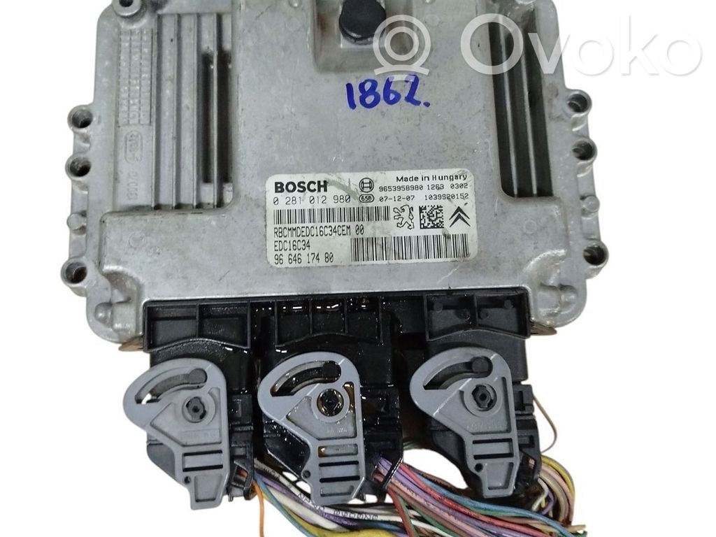 Citroen C4 I Picasso Engine control unit/module 