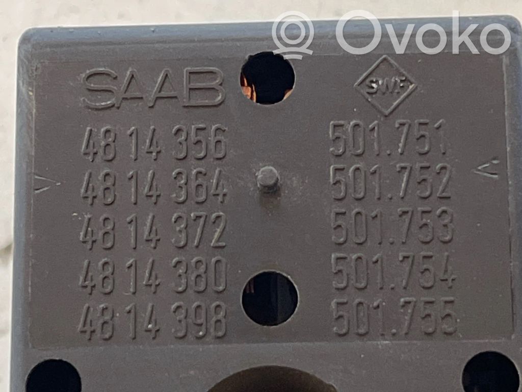 Saab 9-3 Ver1 Electric window control switch 